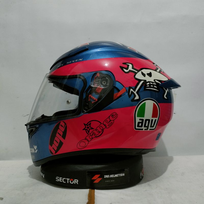 Jual Agv K3sv Guy Martin Pink Original | Shopee Indonesia