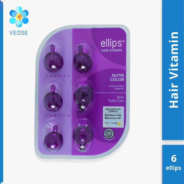 Jual Ellips Hair Vitamin Nutri Color with Triple Care (Treatment Rambut ...