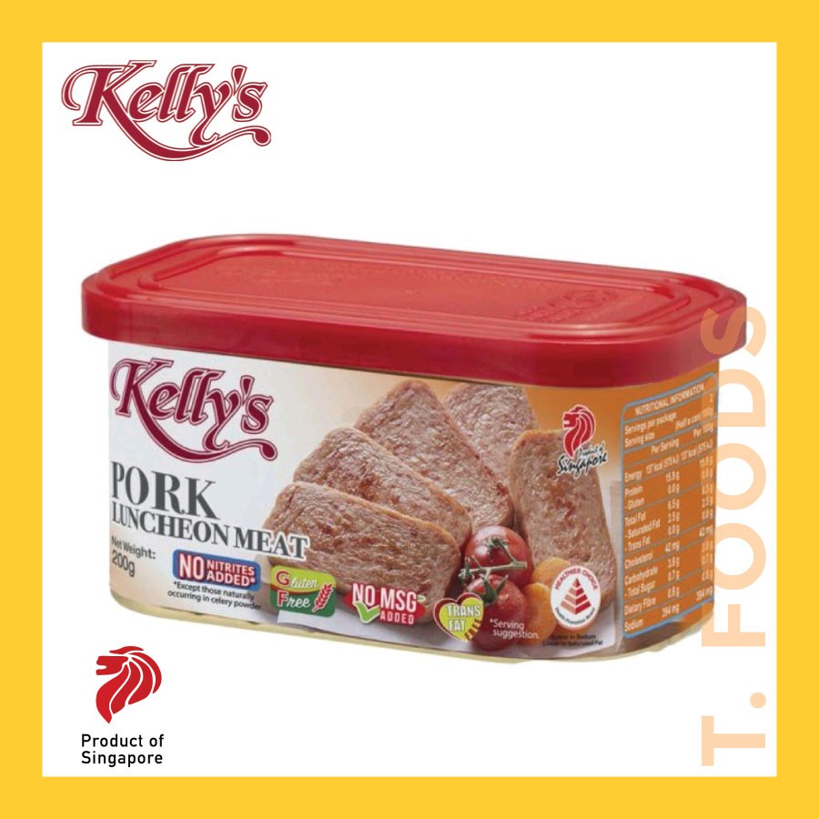 Jual KELLY'S HEALTHIER PORK LUNCHEON HAM 200gr PRODUCT OF SINGAPORE ...