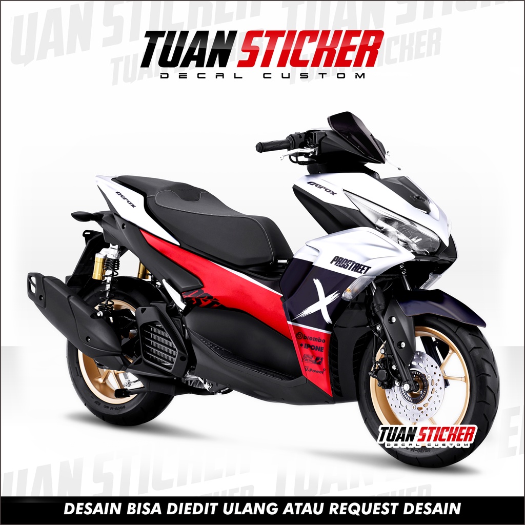 Jual Stiker Aerox Striping Decal All New Aerox Connected Full Body Sticker Aerox