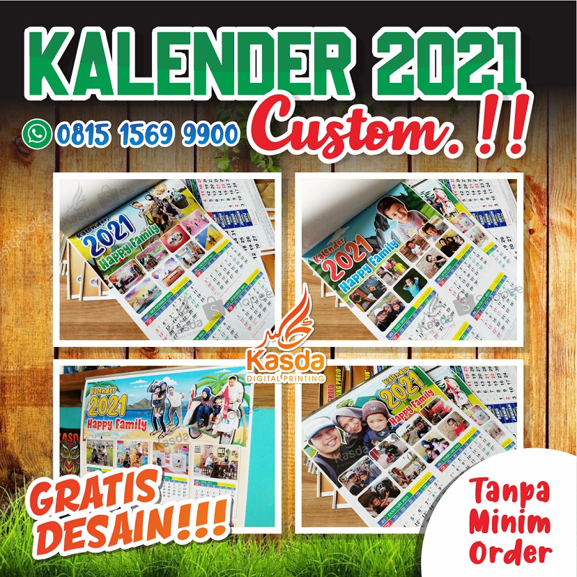 Jual Cetak Kalender 2023 Custom Pakai Foto | Shopee Indonesia