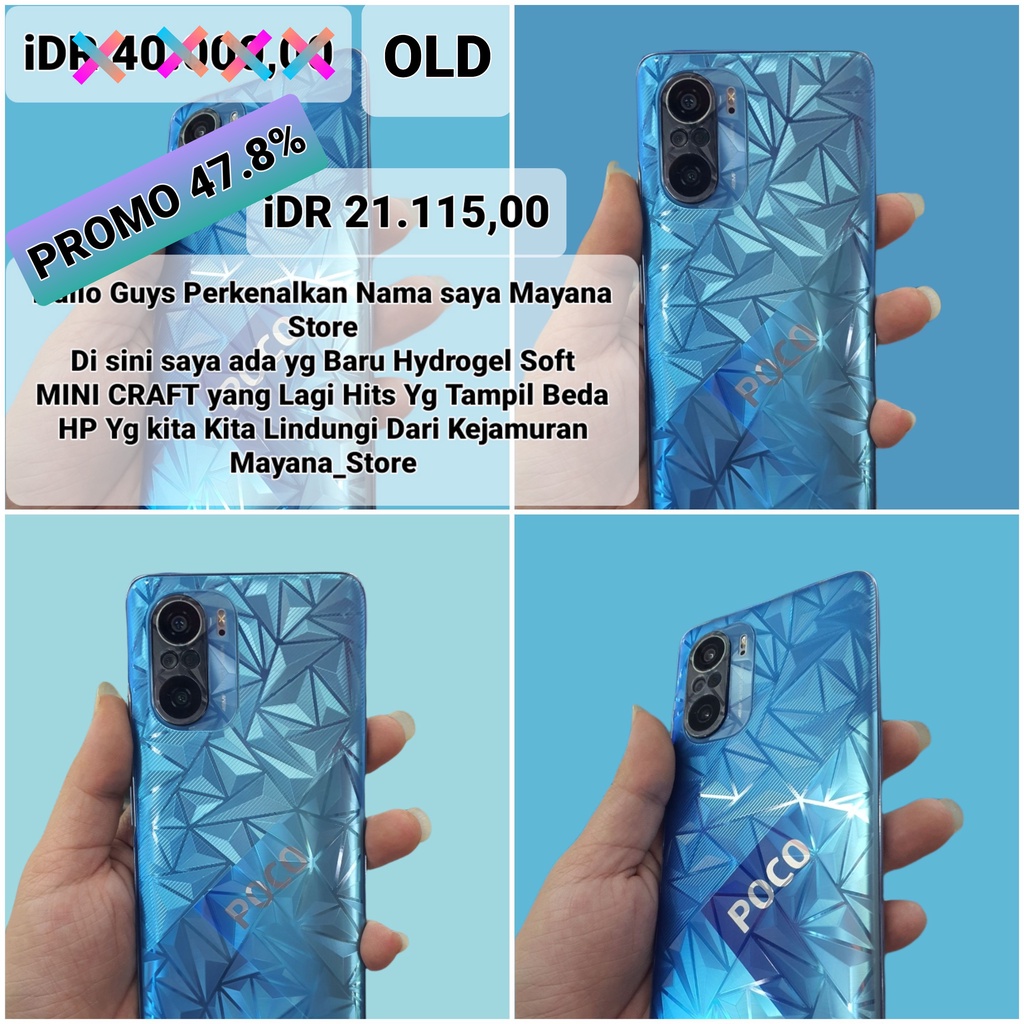 Jual (Discount 47.8%) Hydrogel BACK Mini-Craft CRYSTAL 7D Samsung ZFOLD ...