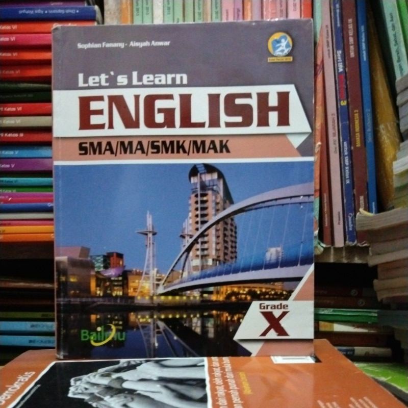 Jual Buku Bahasa Inggris/let's Learn English Kelas X/10/1 Sma Bailmu ...