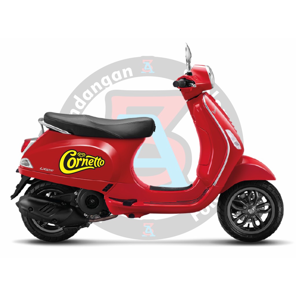Jual Sticker motor Cutting Sticker Cornetto Holo / Reflektif 2 Sticker ...