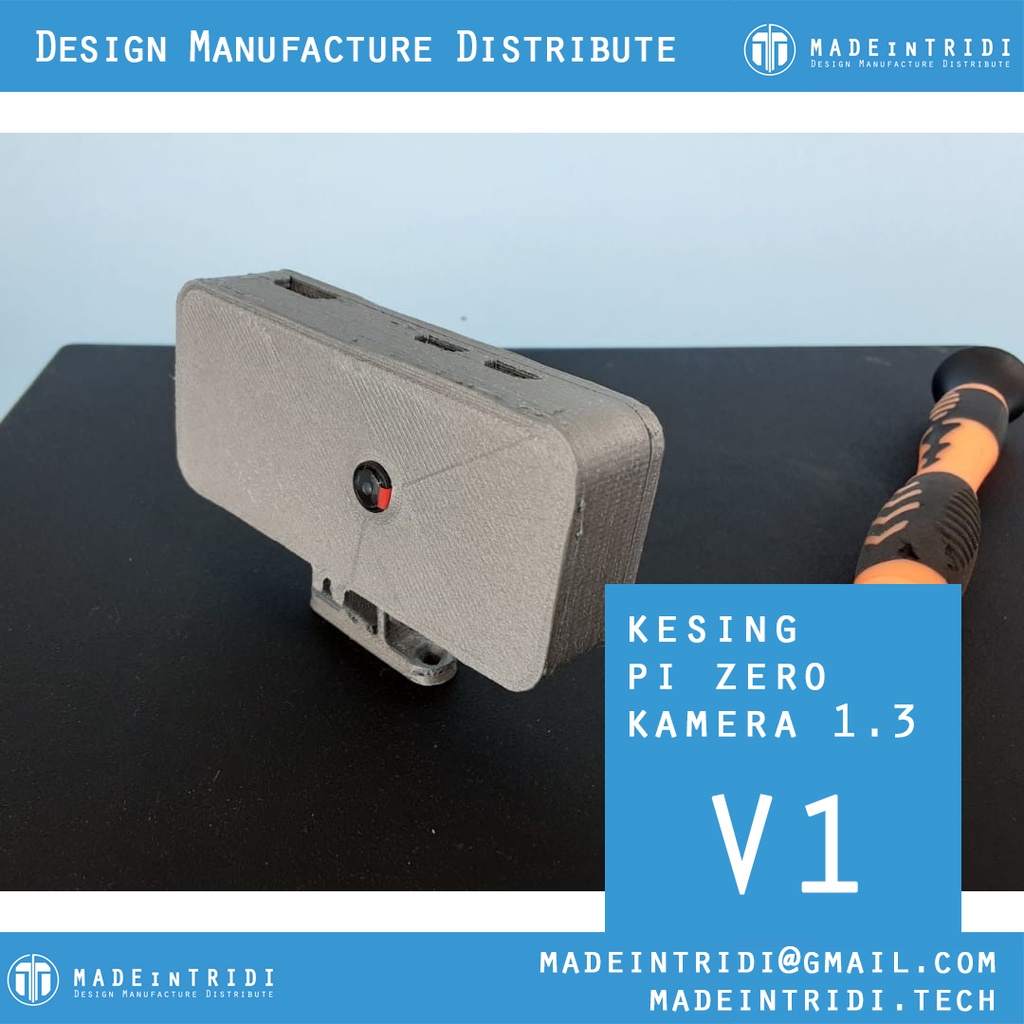 Jual Kesing V1 Raspberry Pi Zero W Camera 5MP Rev 1.3 Cam case pi zero ...