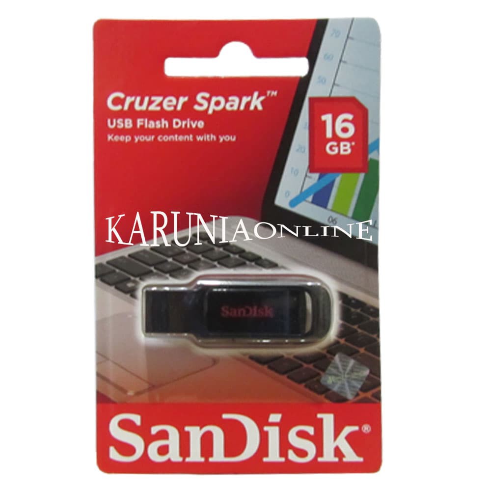 Jual SANDISK Flashdisk USB 2.0 CRUZER SPARK 16GB | Shopee Indonesia