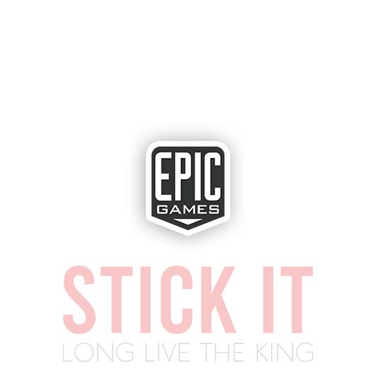 Jual Stiker sablon setrika DTF kaos baju sticker vinyl epic games gamer ...