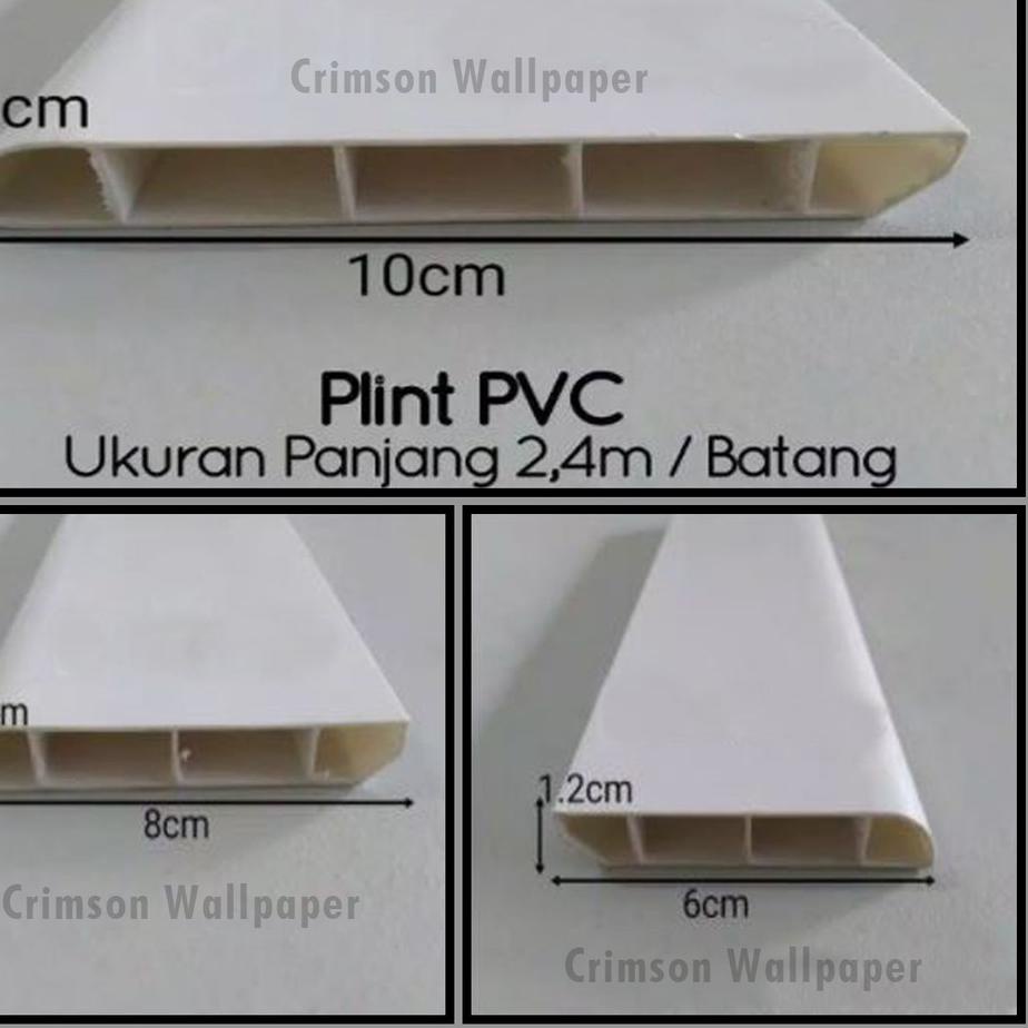 Jual ♛ Plin PVC / Plint PVC / List Plank Pvc / List Lantai / Skirting