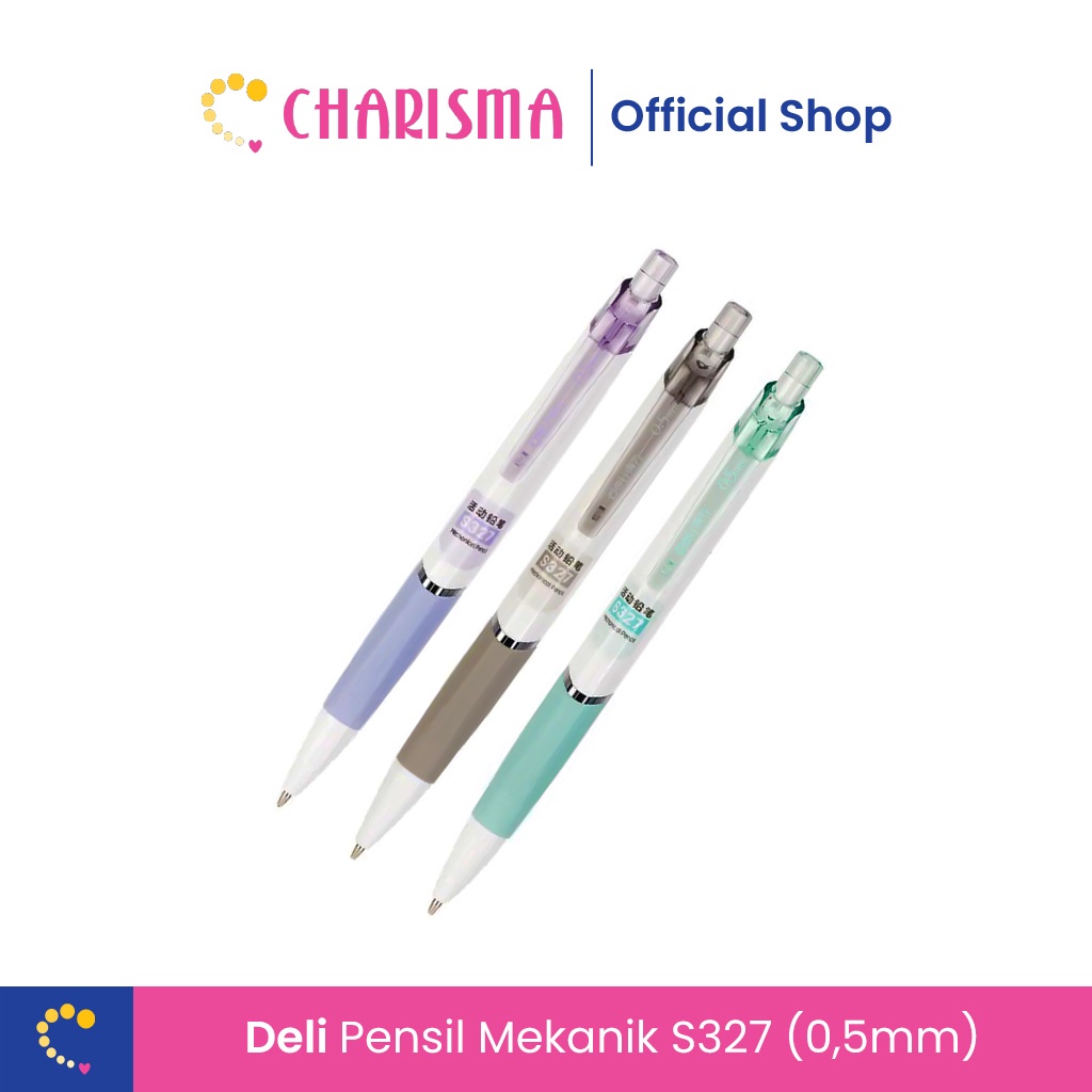 Jual Deli Mechanical Pencil - Pulpen Pensill 0.5 mm S327 | Shopee Indonesia