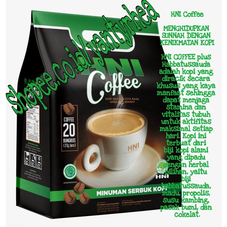 Jual Hni Hpai Coffee Kopi Herbal Hni Hpai Shopee Indonesia