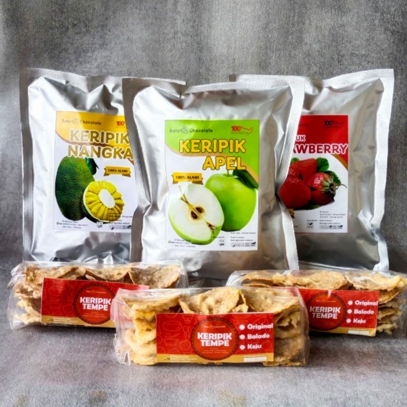 Jual One Mandiri Sukses Paket Praktis Keripik Buah Dan Keripik Tempe