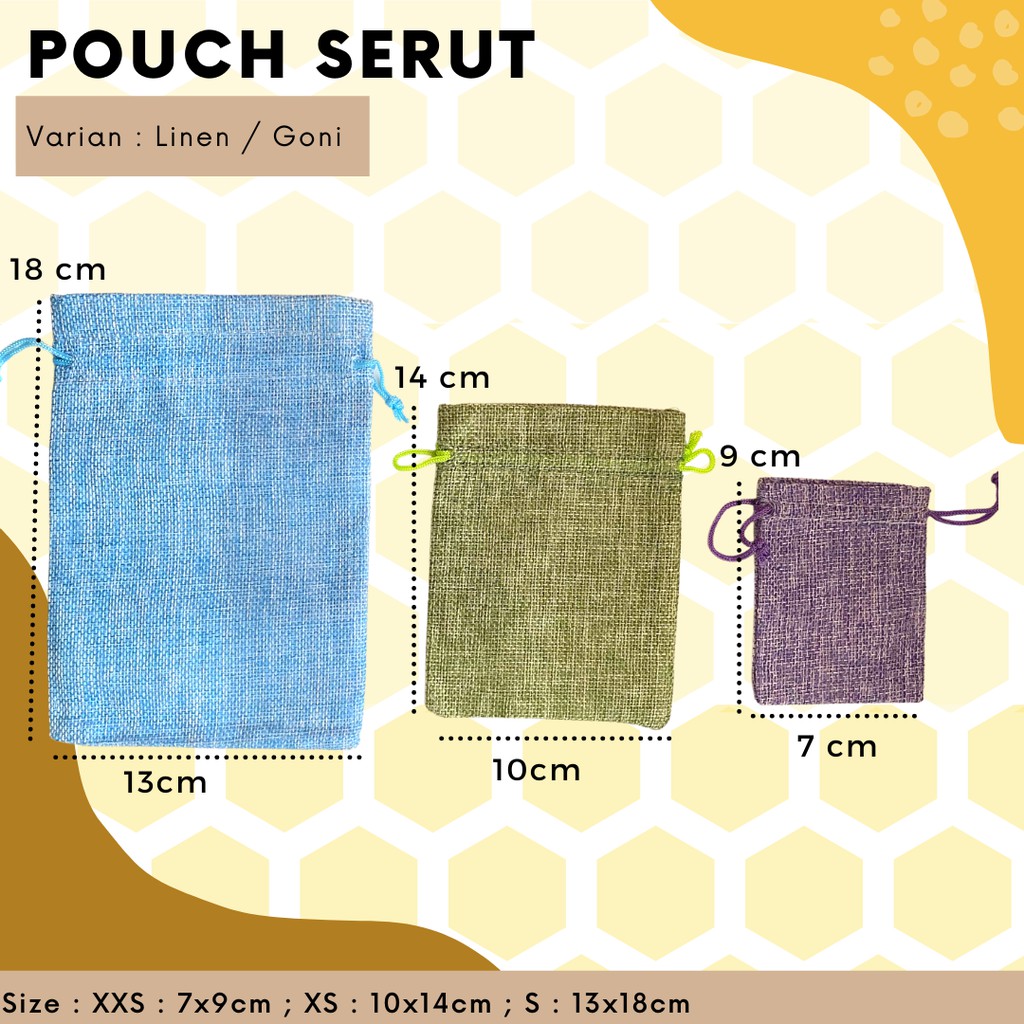Jual Pouch Serut Serbaguna Souvenir Warna warni New Shopee Indonesia