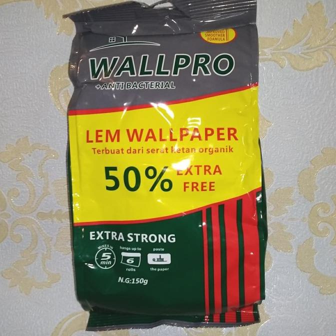 Jual Lem Wallpaper Dinding Wall Pro Wallpro+Anti Bacterial Wallpaper