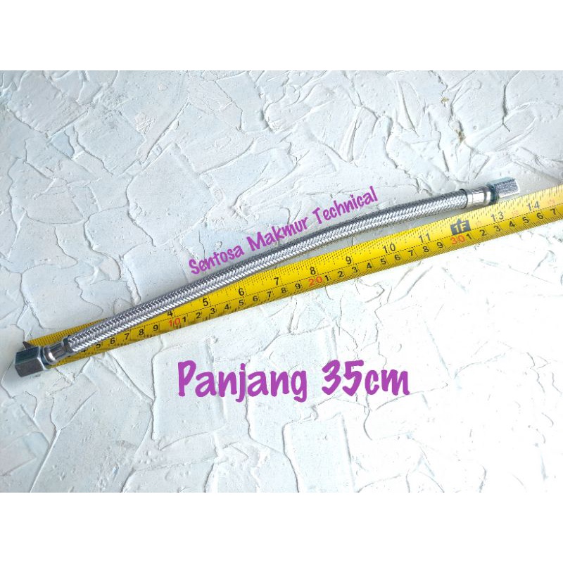 Jual Selang Pipa Fleksibel Flexible Kompresor Oilless Silent Discharge Pipe Shopee Indonesia