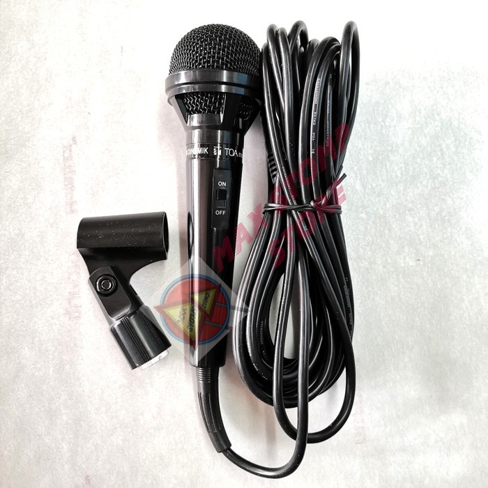 Jual Microphone Mic Kabel TOA ZM 260 Suara Peka Dinamis | Shopee Indonesia