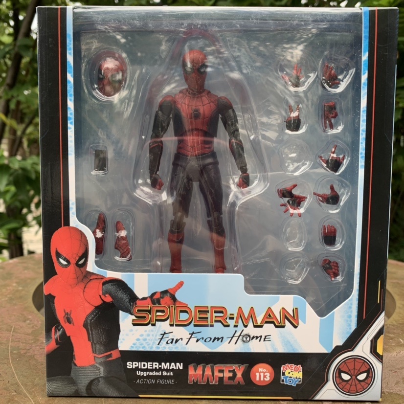 Jual Mafex 113 SPIDERMAN UPGRADED SUIT SPIDER MAN FAR FROM HOME ACTION FIGURE di Seller Fondre