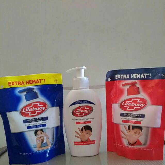 Jual Lifebuoy Antibacterial Handwash Botol Pump 200ml Refill 180ml