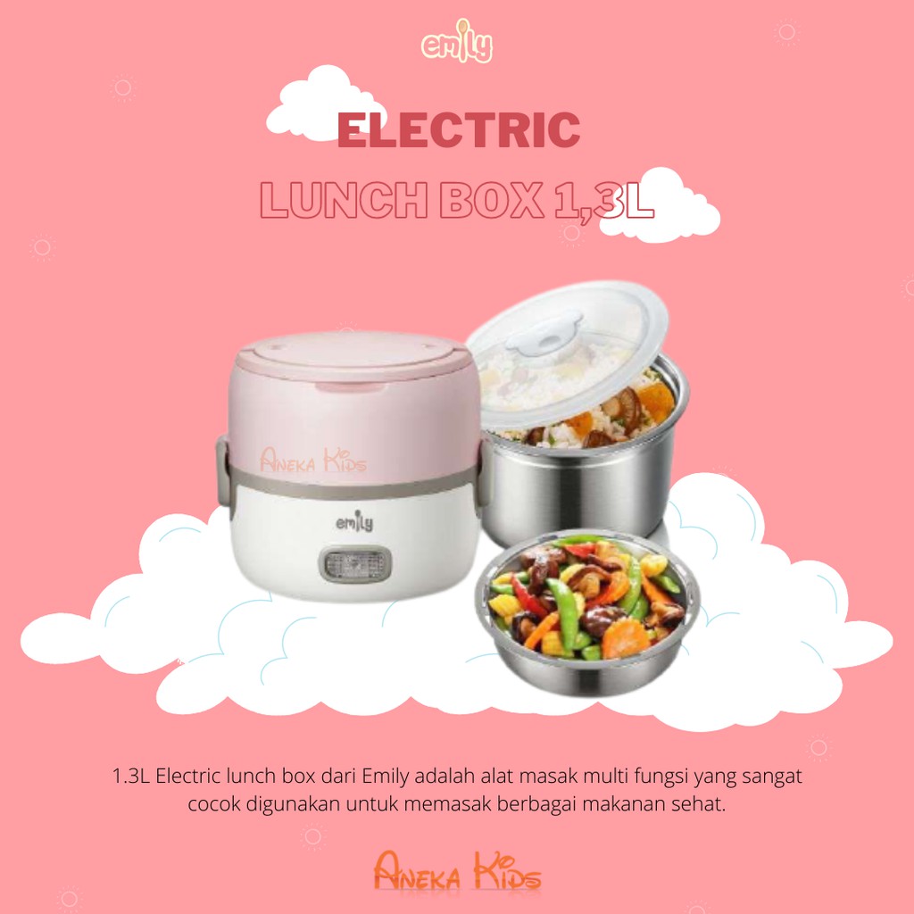 Jual Emily electric lunch box 1,3L Shopee Indonesia