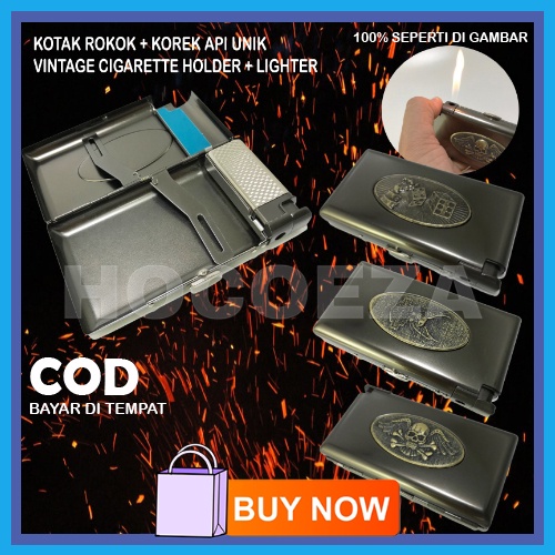 Jual TEMPAT ROKOK KOTAK ROKOK DAN KOREK 2 IN 1 MOTIF DAN DESAIN UNIK ...