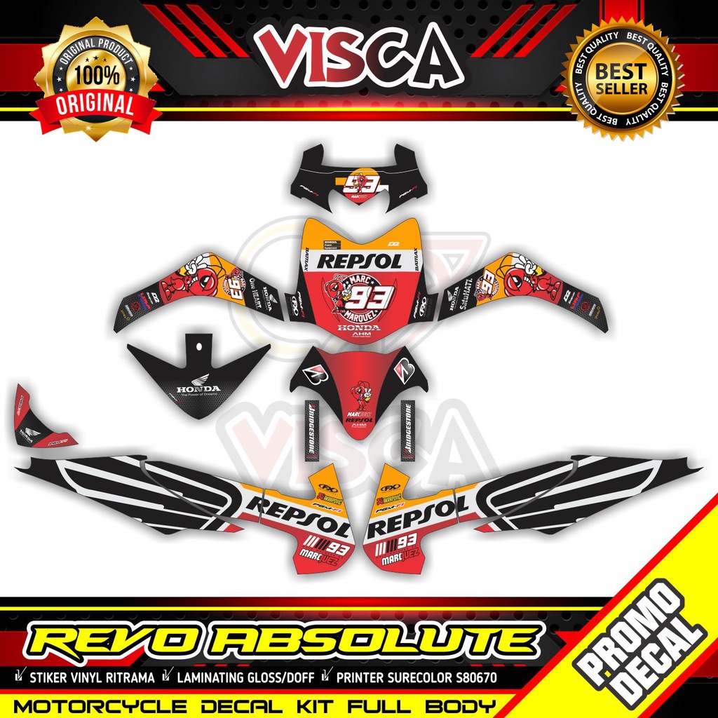 Jual Decal Revo Absolute Full Body Decal Absolute Revo Full Body