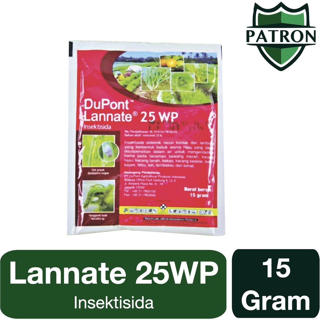 Jual Lannate 25 WP - Insektisida - Pembasmi Ulat Tanaman - 15 Gram ...