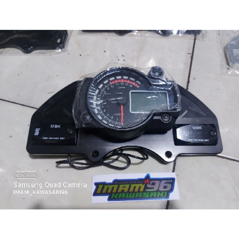 Jual spidometer digital replika koso RX2N plus tatakan atau papan