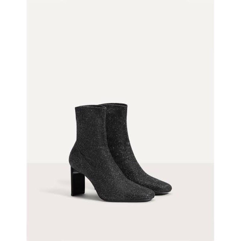 Bershka glitter boots best sale