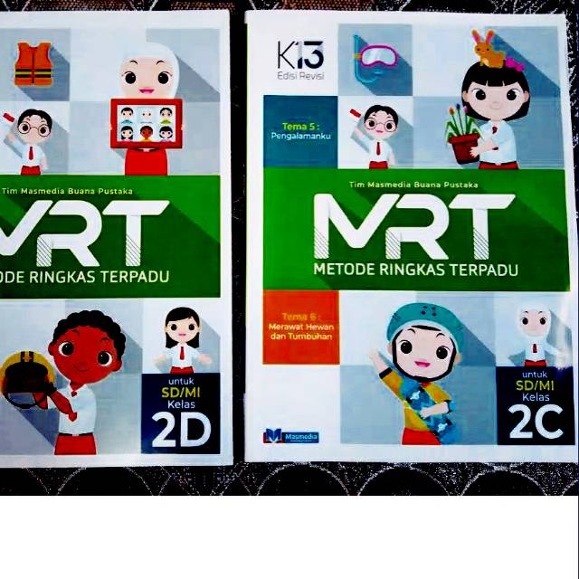 Jual Buku Metode Ringkas Terpadu MRT SD Penerbit Masmedia Kelas 2 ABCD ...