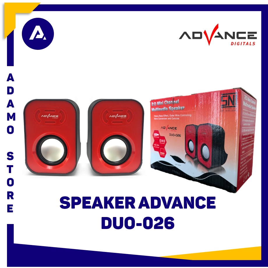 Speaker advance hot sale 2.0 mini channel