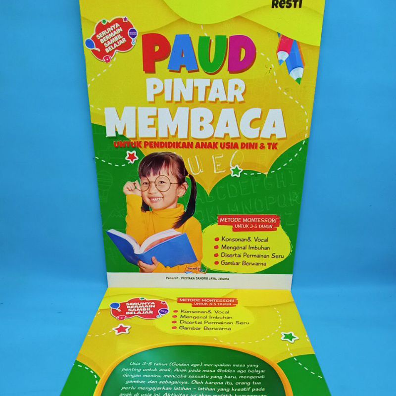 Jual BUKU ANAK~PAUD PINTAR MEMBACA UNTUK PAUD DAN TK Sandro | Shopee ...