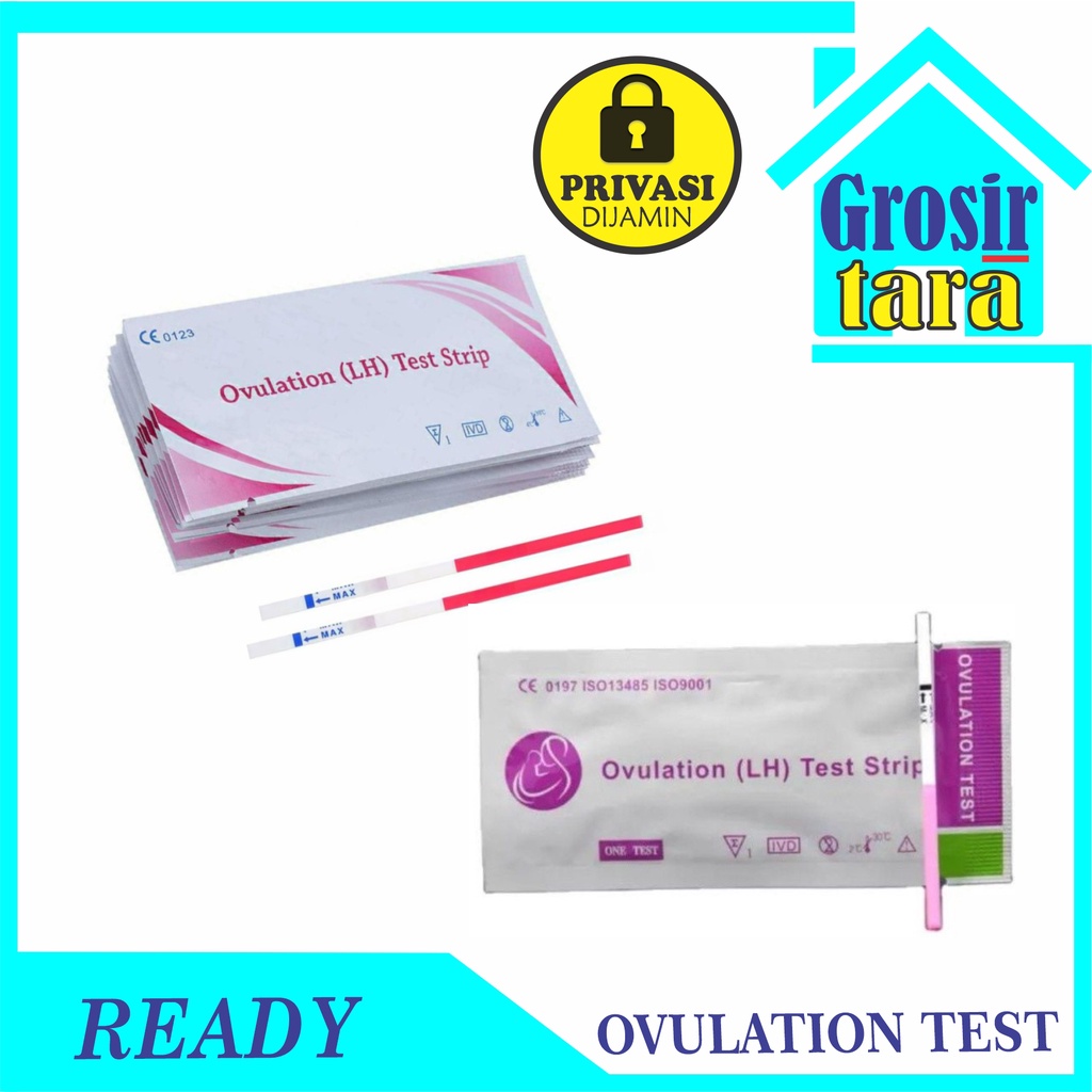 Jual LH OVULATION TEST STRIP ALAT TES OVULASI KESUBURAN DETEKSI MASA ...