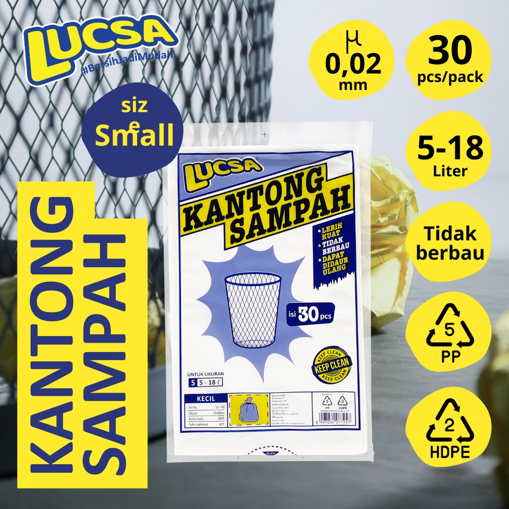 Jual Lucsa Kantong Sampah S L Plastik Sampah Bin Liner Garbage Bag Kantong Plastik Sampah