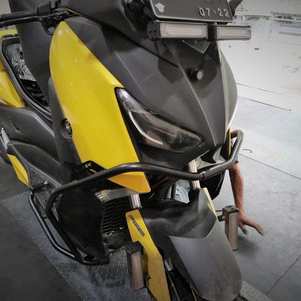 Jual Crash bar agna xmax 250 pelindung body slider motor besi pengaman