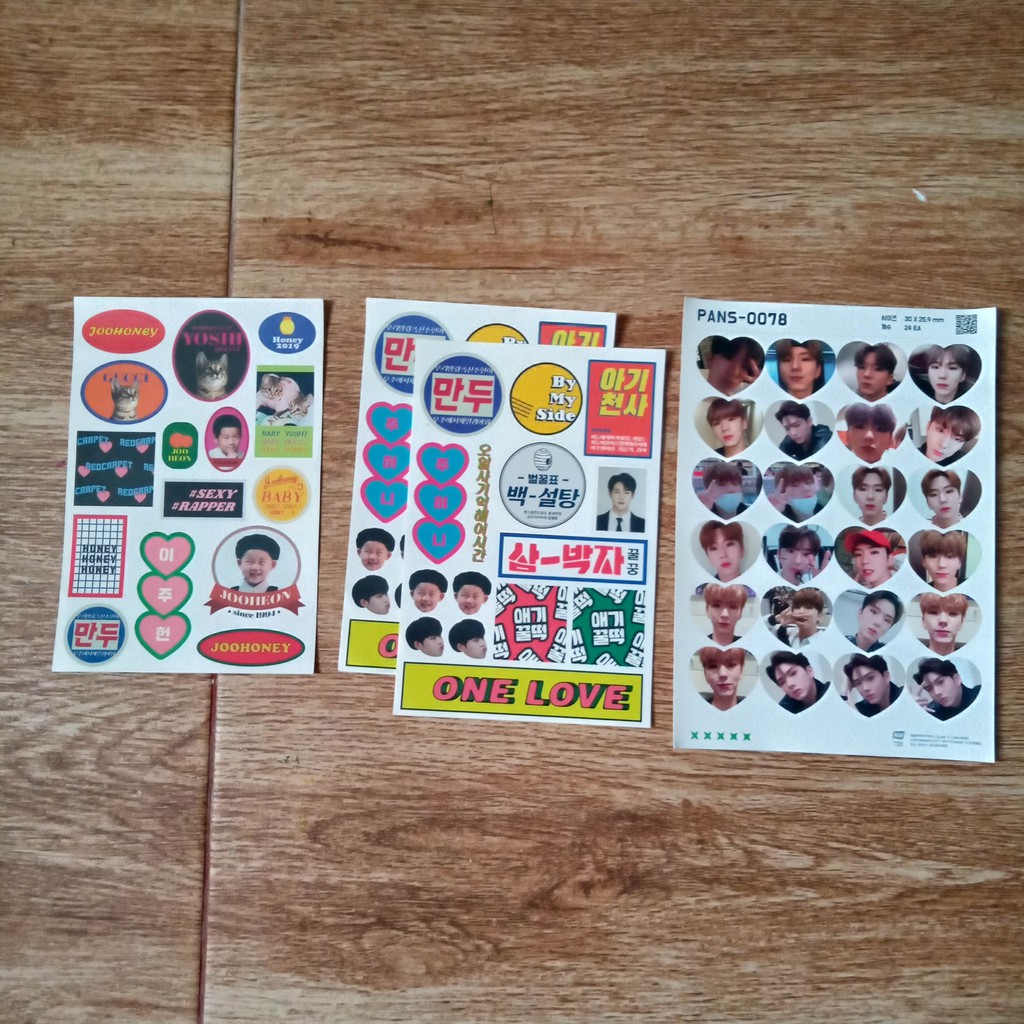 Jual [READY STOCK] Sticker Fanmade Monsta X Jooheon Kihyun | Shopee ...