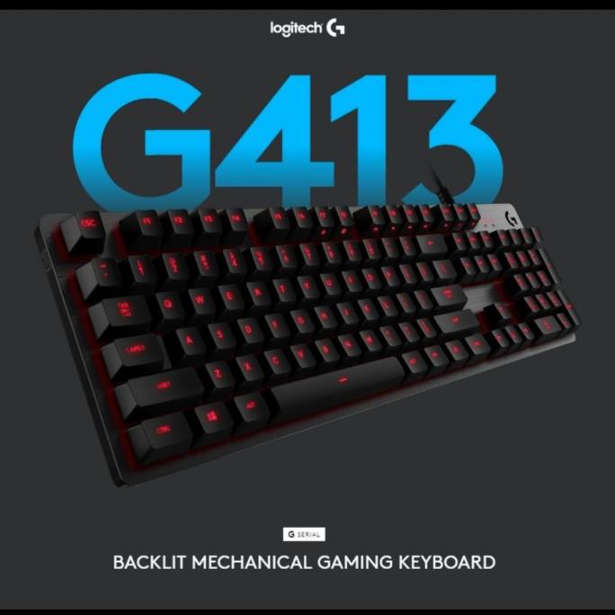 Jual Logitech G413 Carbon Mechanical Gaming Keyboard Backlit ...