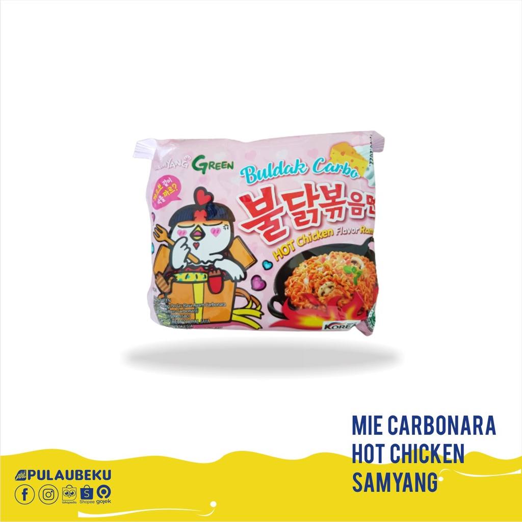 Jual Mie Samyang Hot Chicken Carbonara 130g Shopee Indonesia