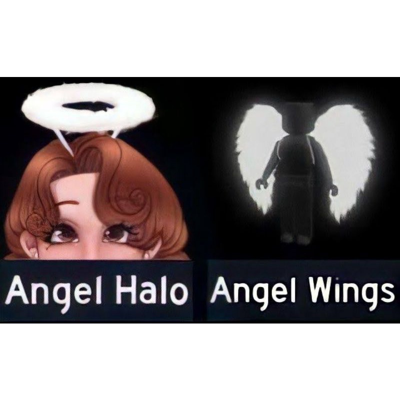 Jual [ROYALE HIGH] ANGEL SET (HALO AND WINGS) Shopee Indonesia
