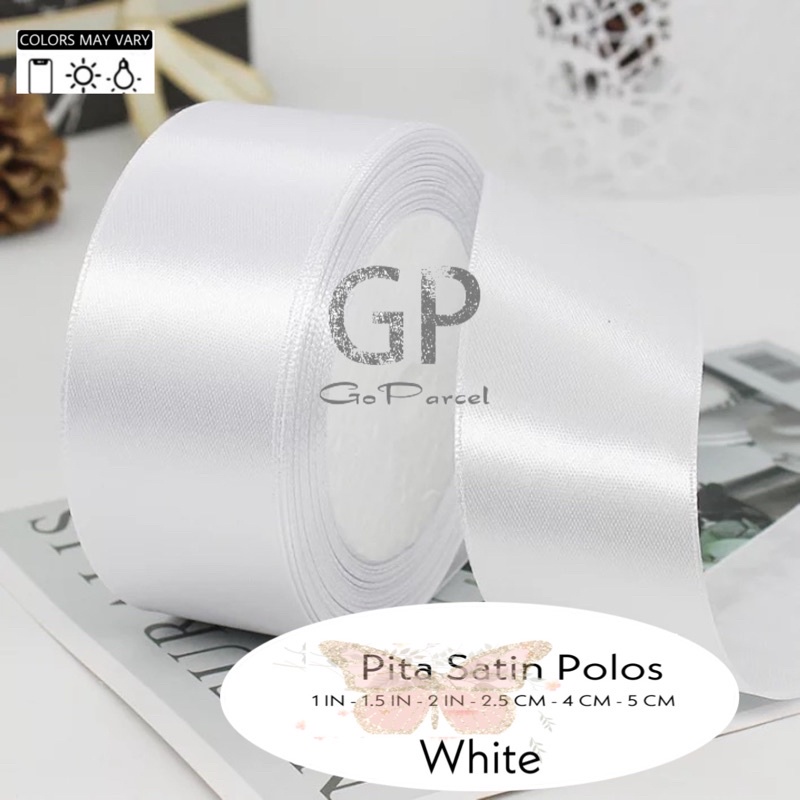 Pita Satin Polos 25mm Sateen Ribbon Hiasan Kado - foto 4