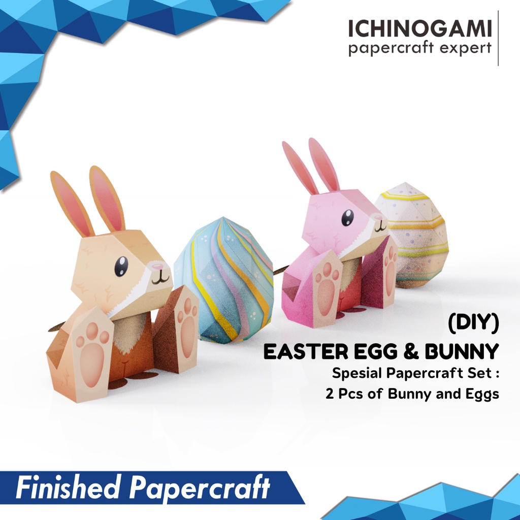 Jual SEMARAK JBL - Ichinogami Papercraft (DIY) Easter Egg & Bunny - 2 ...