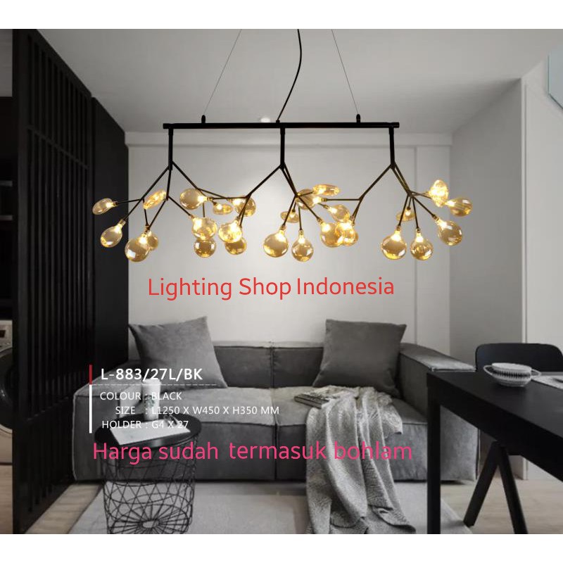 Jual L L Lampu Gantung Hias Kaca Firefly Decor Mewah Kunang