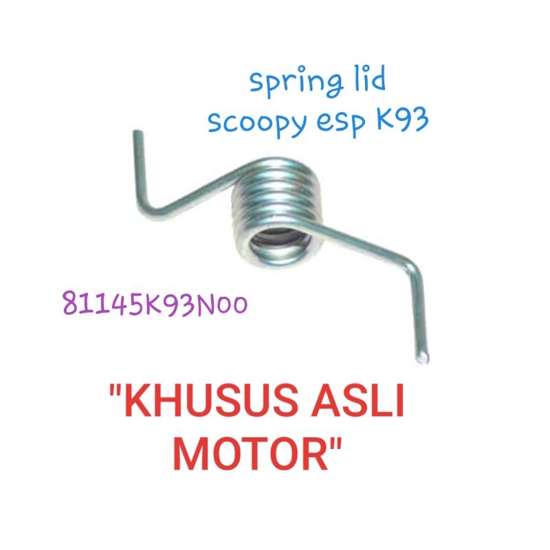 Jual AHM SPRING LID, ORIGINAL, scoppy esp K93, sparepart motor honda ...