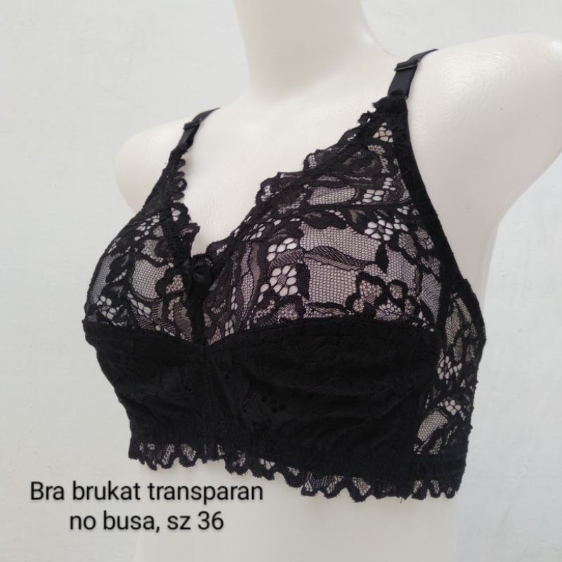 Jual BRA BRUKAT TRANSPARAN TANPA BUSA DAN KAWAT