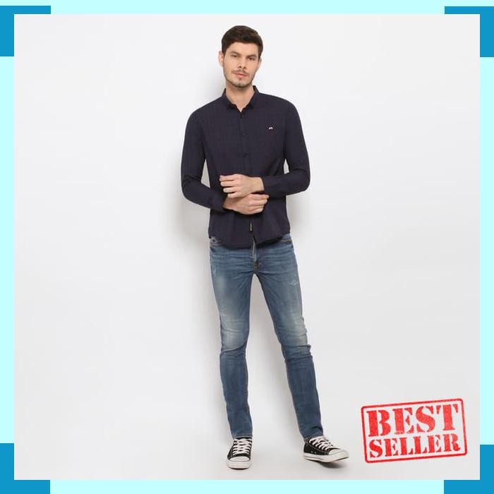 Jual Kekinian ENERGIE Jeans Pria Original Glen Jeans Slim Fit Biru