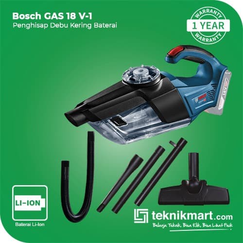Jual Bosch GAS 18V1 Cordless Dry Vacuum Cleaner Shopee Indonesia