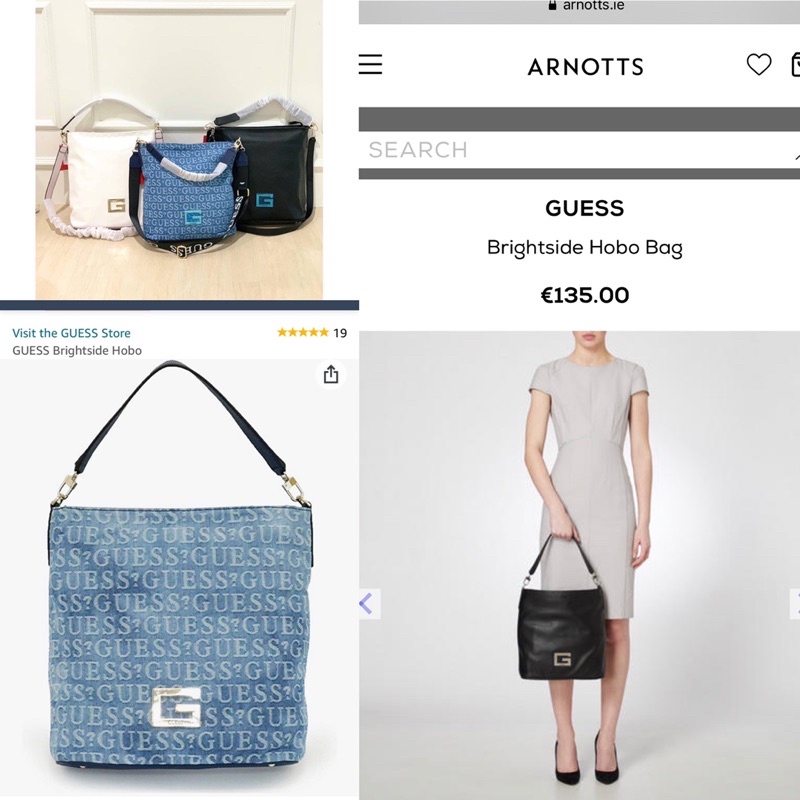 Guess brightside hobo bag hotsell