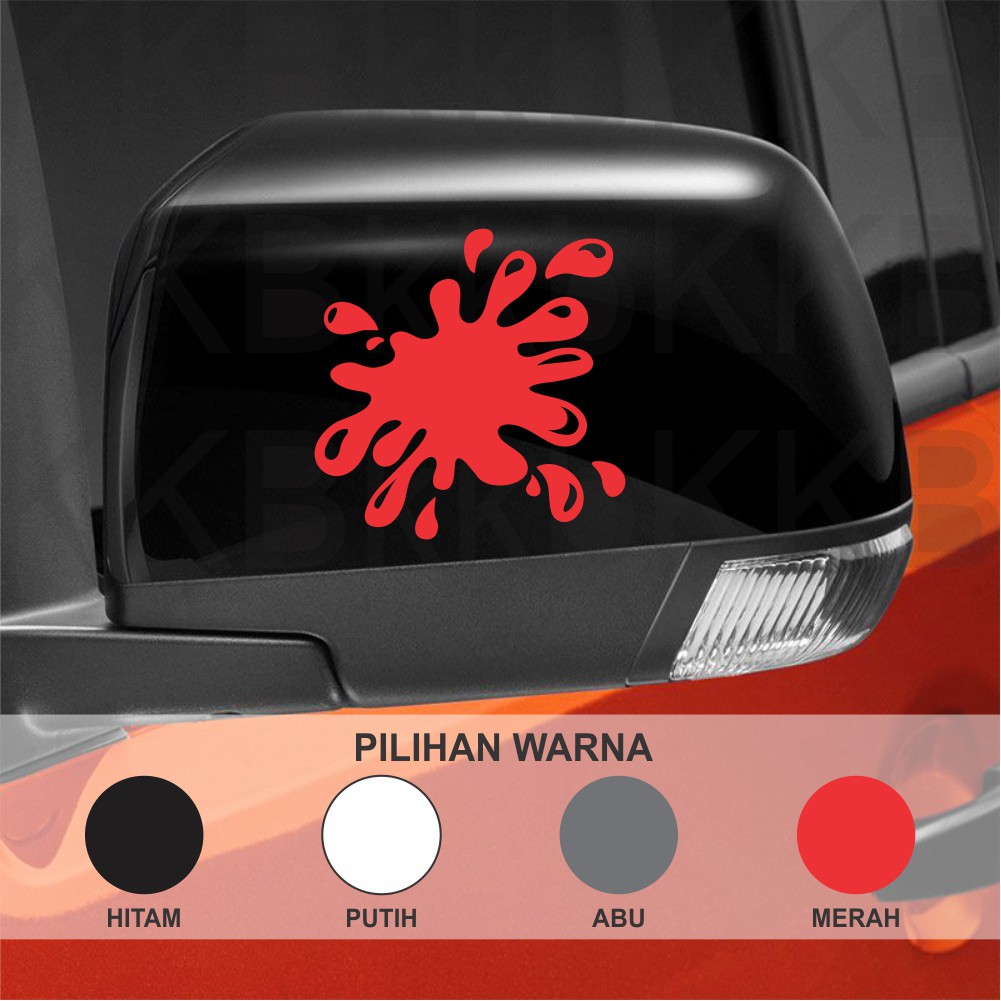 Jual Stiker Spion Mobil Cipratan Splash Liquid Stiker Cutting Sticker Mobil Stiker Motor