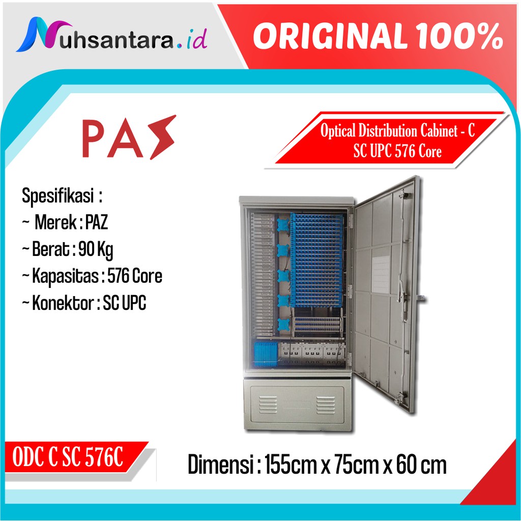 Jual ODC C 576Core PAZ SC UPC Fiber Optik Optical Distribution Cabinet ...