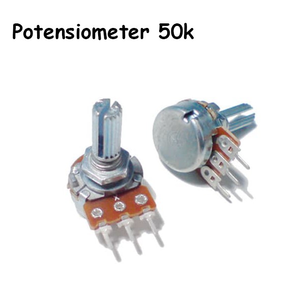 Jual Potensio 50k Ohm Potensiometer B50K Variable Resistor 50KOhm