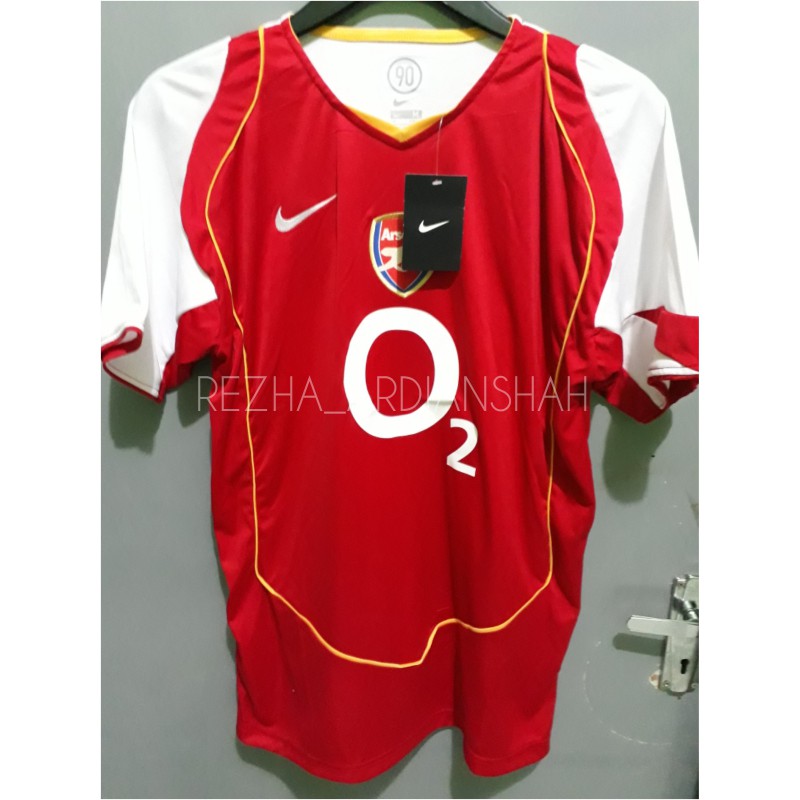 Jual JERSEY ARSENAL RETRO O2 2004 2005 2006 2007 2003 04 05 06 07 03 Shopee Indonesia