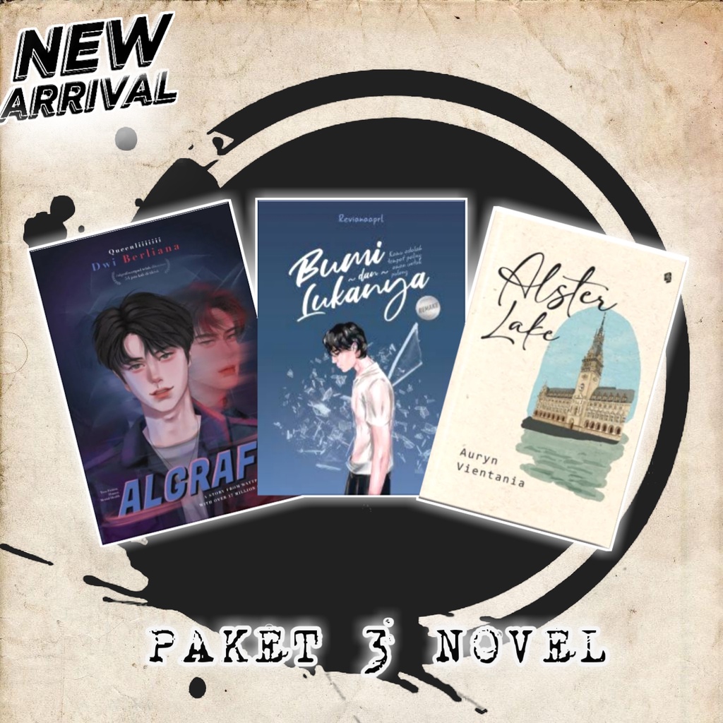 Jual Paket 3 Novel Bumi Dan Lukanya / Algrafi / Alster Lake ...